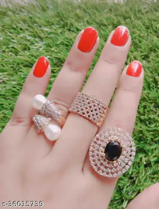 Shimmering Charming Rings