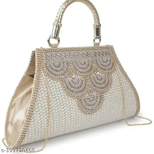 Stylish trending party wedding Bridal clutch  ladies bag