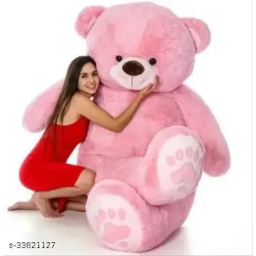 3 Feet Pink Footprint Teddy Bear I Love You Jumbo For Some One Special  - 36 INCH