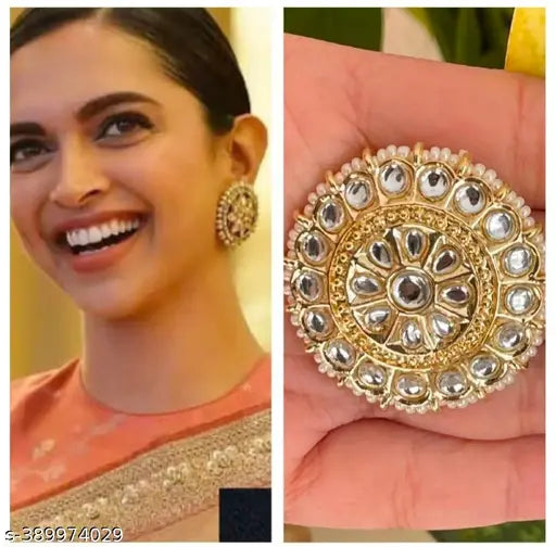 Satrangi Bollywood style jadau kundan studs